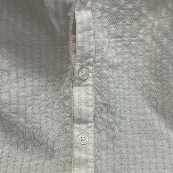 citizens of humanity off-white button-down shirt size XS - Picture 8 of 9